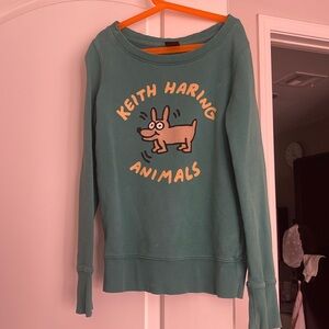 SPRZ NY Keith Haring Uniqlo "animals" sweater